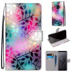 SATURCASE Samsung Galaxy S9 Plus için Kılıf, Samsung Galaxy S9 Plus (DK-20) için Güzel PU Deri Kapaklı Mıknatıslı Cüzdan Stant Kart Yuvaları El Kayışı Koruyucu Kılıf