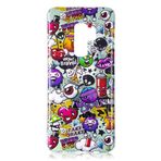 SATURCASE Samsung Galaxy S9+ / S9 Plus için Kılıf, Güzel Desenli Parlak Floresan Parlak Ultra İnce Yumuşak TPU Jel Silikon Koruyucu Arka Kapak Samsung Galaxy S9+ / S9 Plus için (Desen-5)