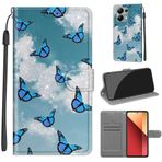 SATURCASE Xiaomi Poco M6 Pro 4G için Kılıf, Güzel PU Deri Kapaklı Mıknatıslı Cüzdan Stant, Kart Yuvaları, El Kayışı Koruyucu Kılıf, Xiaomi Poco M6 Pro 4G (DY-24) için