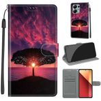 SATURCASE Xiaomi Poco M6 Pro 4G için Kılıf, Güzel PU Deri Kapaklı Mıknatıslı Cüzdan Stant, Kart Yuvaları, El Kayışı Koruyucu Kılıf, Xiaomi Poco M6 Pro 4G (DY-25) için