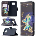 SATURCASE Xiaomi Poco X3 NFC için Kılıf, Güzel Desenli PU Deri Kapaklı Mıknatıs Cüzdan Standı Kart Yuvaları Xiaomi Poco X3 NFC için Koruyucu Kılıf (BO-15)