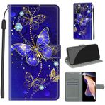 SATURCASE Xiaomi Redmi Note 11 Pro 5G için Kılıf, Güzel PU Deri Kapaklı Mıknatıslı Cüzdan Stant Kart Yuvaları El Kayışı Koruyucu Kılıf Xiaomi Redmi Note 11 Pro 5G (DY-3) için