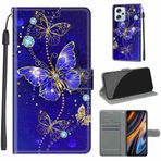 SATURCASE Xiaomi Redmi Note 11T Pro/Pro+ için Kılıf, Güzel PU Deri Kapaklı Mıknatıslı Cüzdan Stant Kart Yuvaları El Kayışı Koruyucu Kılıf Xiaomi Redmi Note 11T Pro/Pro+ (DY-3) için