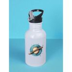 Saturn Baskılı Matara Suluk 600 ml - Sporcu Suluğu, Büyük Suluk, Spor Matara, Sporcu Sulukları