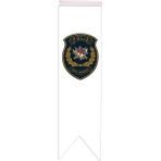 Satürn Design Masa Üstü Kırlangıç Polis Özel Harekat Bayrağı - 8X30CM Çift Taraflı Saten Kumaş