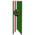 Satürn Design Masaüstü Kırlangıç Çift Taraflı Saten Kumaş Çeçenistan Içkerya Bayrağı 8 x 30 cm