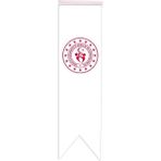 Satürn Design Masaüstü Kırlangıç Çift Taraflı Saten Kumaş Gençlik ve Spor Bakanlığı Bayrağı 8 x 30 cm
