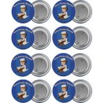 Satürn Kuran Okumayı Öğrendim Çanta Rozeti Seti 8 Adet En Büyük Boy 5.8cm Iğneli Broş - Renkli