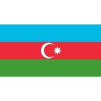Satürn Masaüstü Azerbaycan Bayrağı Masa Bayrağı 15 x 23 cm