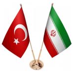 Satürn Masaüstü Iran Bayrağı Türk Bayrağı Ikili Pirinç Direk Masa Bayrak Seti