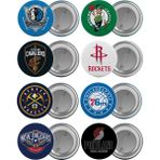 Saturndesign Nba Takımları Çanta Rozeti Seti 8 Adet En Büyük Boy 5.8cm Logo Iğneli Broş