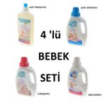 Saubern 3x500 ml Bebek Çamaşır Deterjanı - Bulaşık Deterjanı - Yumuşatıcı
