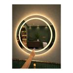 Sauber's Vialux Banyo Aynası Dokunmatik Ledli (Kademeli) Gün Işığı Kumlamalı Oval Ayna 58Cm