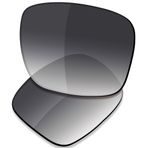 Saucer Ray-Ban New Wayfarer RB2132 58mm Güneş Gözlükleri ile Uyumlu Premium Yedek Lensler, Gri Gradyan Tonu Polarize Olmayan, One Size