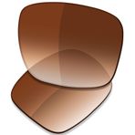 Saucer Ray-Ban New Wayfarer RB2132 58mm Güneş Gözlükleri ile Uyumlu Premium Yedek Lensler, Kahverengi Gradyan Tonu Polarize Olmayan, One Size