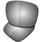 Saucer Ray-Ban New Wayfarer RB2132 58mm Güneş Gözlükleri ile Uyumlu Premium Yedek Lensler, Krom Metal Polarize, One Size
