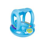 Saule Gölgelikli Tenteli Çocuk Deniz Simiti Baby Float Bebek Deniz Simiti 0-3 Yaş Bebek Botu