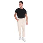 SAUNA SUIT ince Yazlik Yüksek Bel Rahat Pamuklu Slouchy Pantolon (ERKEK BEJ, S/M)