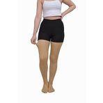 SAUNA SUIT Kışlık Sıcak Tutan Içi Polarlı Dokuma Ten Rengi Ince Külotlu Çorap (TEN, L-XL)