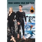SAUNA SUIT Sıcak Tutan Şardonlu Kışlık Termal 1.kalite Içlik Siyah Alt Üst Takım