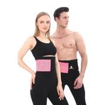 SAUNA SUIT Siyah Bel Düzeltici Karın Kemeri Unisex Üst Çalıştırıcı Neopren Premium Kalite Korse Vücut Şekillendirici Egzersiz SaunaSİYAH Termal Bel Kemeri (PEMBE, Tek Beden)