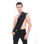 SAUNA SUIT Siyah Bel Düzeltici Karın Kemeri Unisex Üst Çalıştırıcı Neopren Premium Kalite Korse Vücut Şekillendirici Egzersiz SaunaSİYAH Termal Bel Kemeri (siyah, Tek Beden)