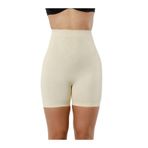SAUNA SUIT Toparlayıcı Sıkılaştırıcı Göbek, Bel, Kalça Şekillendirici Korse Şort, 2 Beden inceltme (TEN, M)