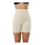 SAUNA SUIT Toparlayıcı Sıkılaştırıcı Göbek, Bel, Kalça Şekillendirici Korse Şort, 2 Beden inceltme (TEN, S)