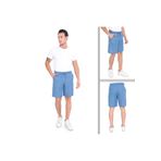 SAUNA SUIT Yüksek Erkek Bel Ince Rahat Pamuklu Yazlik Keten Görünümlü Slouchy şort