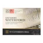 Saunders Waterford Hot Pressed 31X41cm 300Gr 20 Yaprak Profesyonel Suluboya Blok / 45930001011C