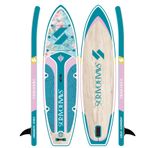 SavaBoards Aqua Harmony 11’ Üst Segment Geniş Şişme Paddle Board 335x86x15 cm Dengeli ve Stabil Touring SUP Seti