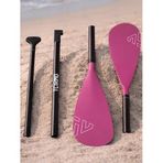 SavaBoards Çift Taraflı SUP Küreği – Alüminyum Paddle Board & Kayak Küreği (Pembe/Mavi/Siyah) (Pembe)