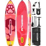SavaBoards Family Pink Ultra Stabil Şişme Paddle Board Sup Seti 351X89X15 cm - Pembe