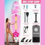 SavaBoards Starlıght 335X84X15 cm Premium Şişme Paddle Board (Sup) – Özel Seri - Full Set - Pembe