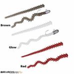 Savage Gear 18 + 2 Pcs Red Brown Glow Lef Ragworm Kit Suni Yem