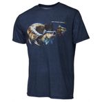 Savage Gear Cannibal Blue Melange T-Shirt