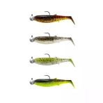 Savage Gear Cannibal Shad 4+4 6,8Cm 8Gr Silikon Yem Renk : Clear Water