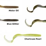 Savage Gear LB Rib Worm Red Glitter 90 mm 10 Adet Suni Yem