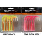 Savage Gear Lb Sandeel Curltail 10cm 5gr 5 Adet Silikon Yem İğnesiz Yeni - Pink Glow Back