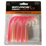 Savage Gear LB Sandeel Curltail 7 cm Pink Glow 6 Adet Suni Balık Yemi