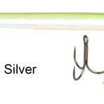 Savage Gear Line Thru Sandeel - Deniz alabalığı yemi, deniz alabalığı yemi, deniz alabalığı yemi, deniz alabalığı yemi, renk: YG gümüş, uzunluk / ağırlık: 12,5 cm - 19 g