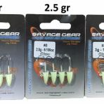 Savage Gear LRF Micro Sandeel Jig Head Glow