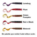 Savage Gear Pro Grub 5Cm 0.8Gr Lrf Silikon Yem (8'Li Paket) İğnesiz