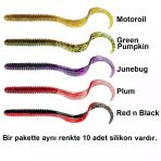 Savage Gear Rib Worm 9Cm 3Gr Silikon Yem (10'Lu Paket)