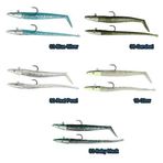 Savage Gear Sandeel And Slug 10Cm 10Gr 4+2 Silikon Yem GLOW