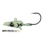 Savage Gear Sandeel Jig Head 16 gr 3/0 - 3PCS Glow Suni Yem