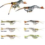 Savage gear TPE Manic Shrimp 6,5cm 4gr Silikon Yem Blue Pearl