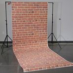 Savage (U.S.A) Stüdyo Fon Red Brick Printed Background Paper