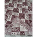 Savan Dokuma Halı Örtüsü 6m² 200 300cm Kale Bordo1 Bordo