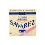 Savarez 500Cr Klasik Gitar Tel Seti - Corum New Crystal Red (Üst Segment - Normal Tension) | Yüksek Kaliteli Naylon Tizler, Corum Gümüş Sargı Baslar, Yumuşak Ve Geleneksel Çalım Hissi | Uyum: Normal T